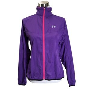 NEWLINE Large purple zip up jacket windbreaker